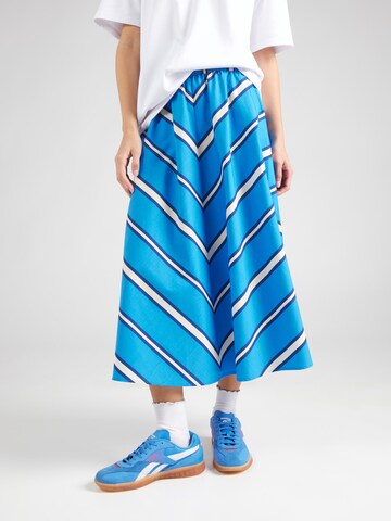 TOPSHOP Юбка в Синий: спереди