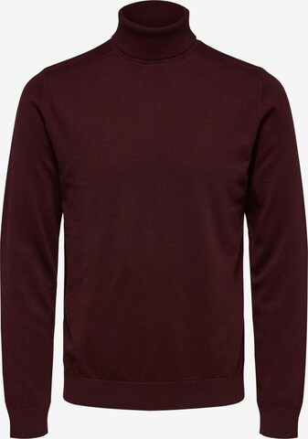 SELECTED HOMME Sweater 'Berg' in Red: front