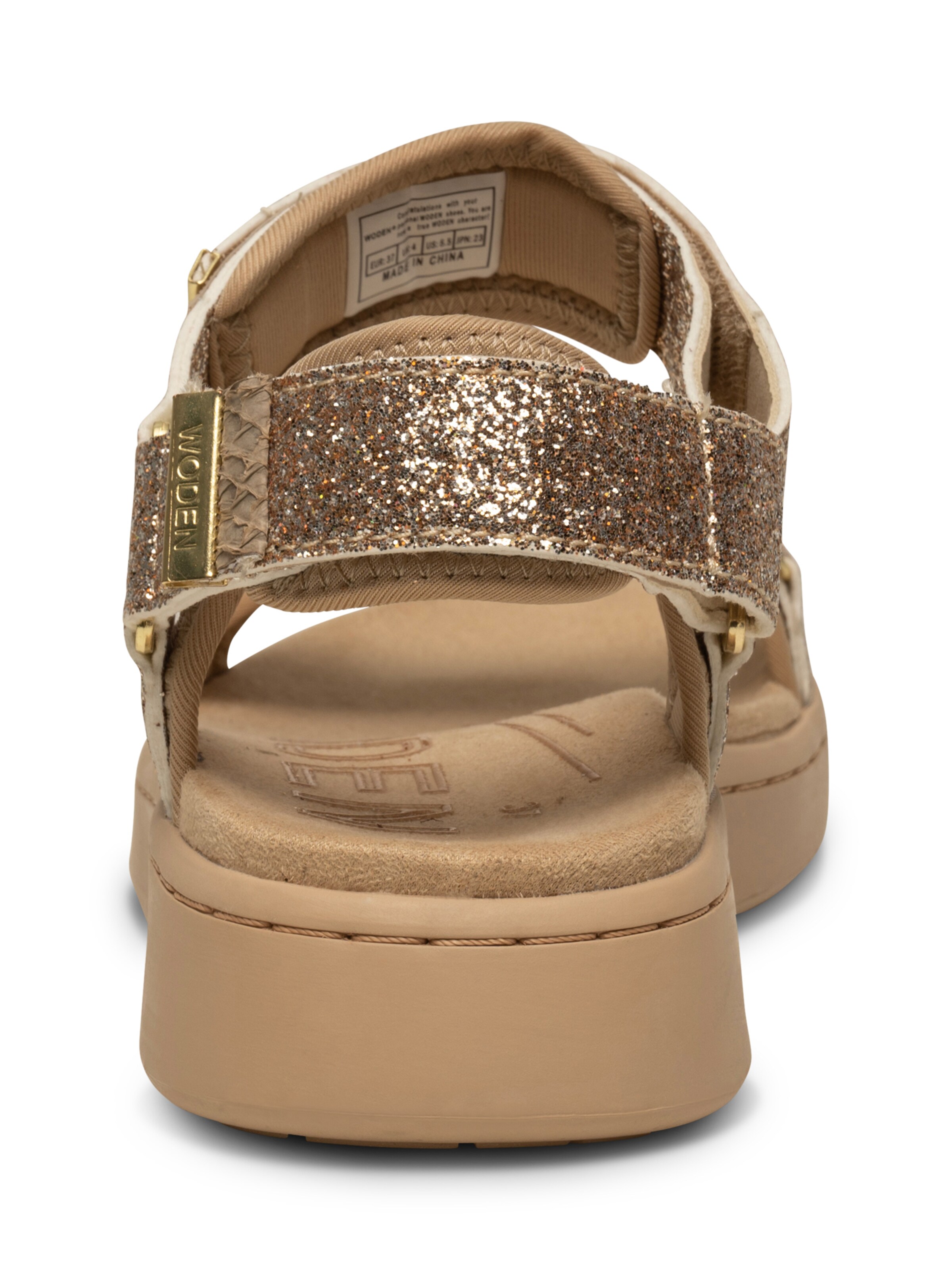 WODEN Sandaal 'Line' in Beige