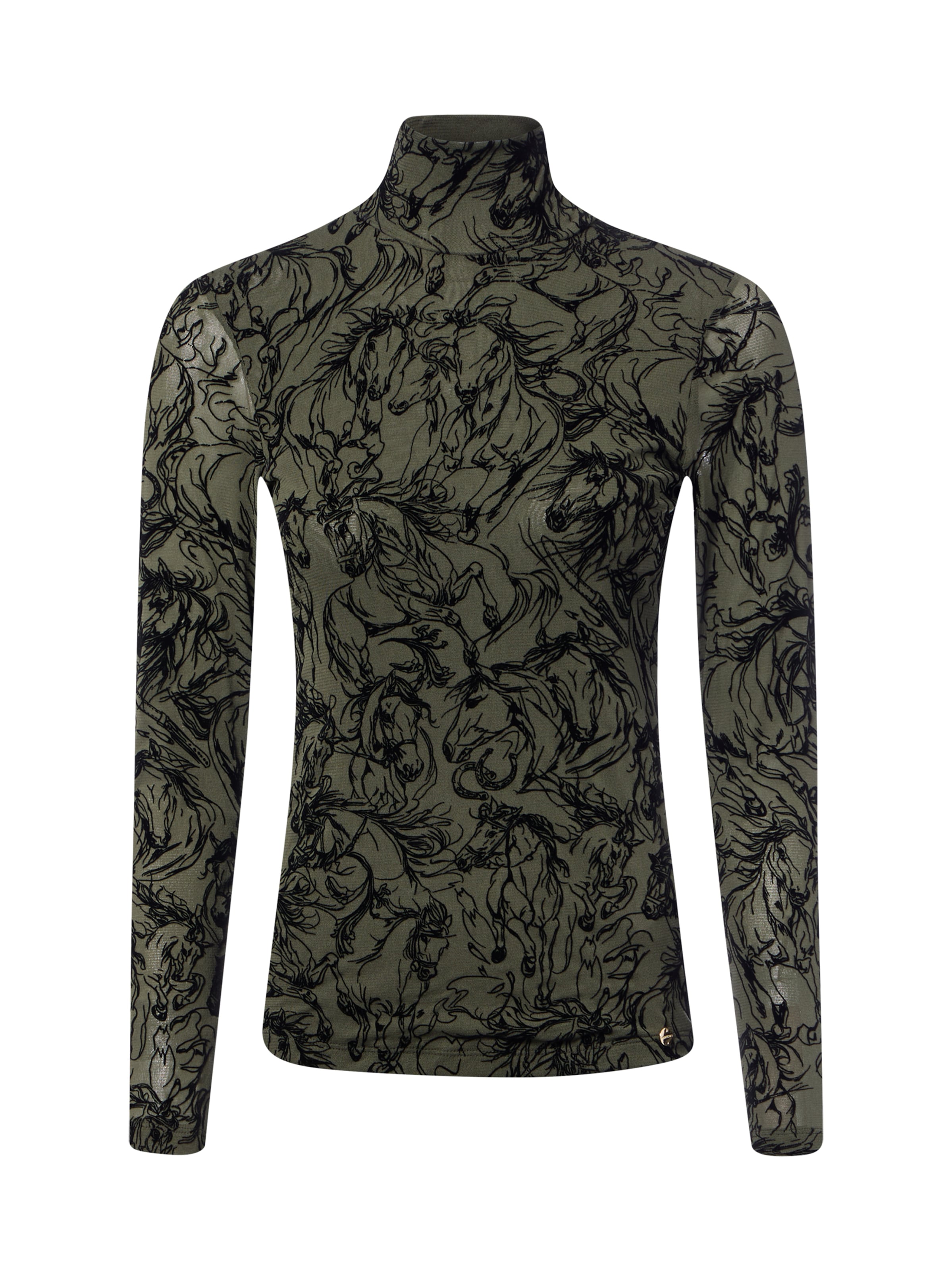 Marc Cain Shirt in Groen: voorkant