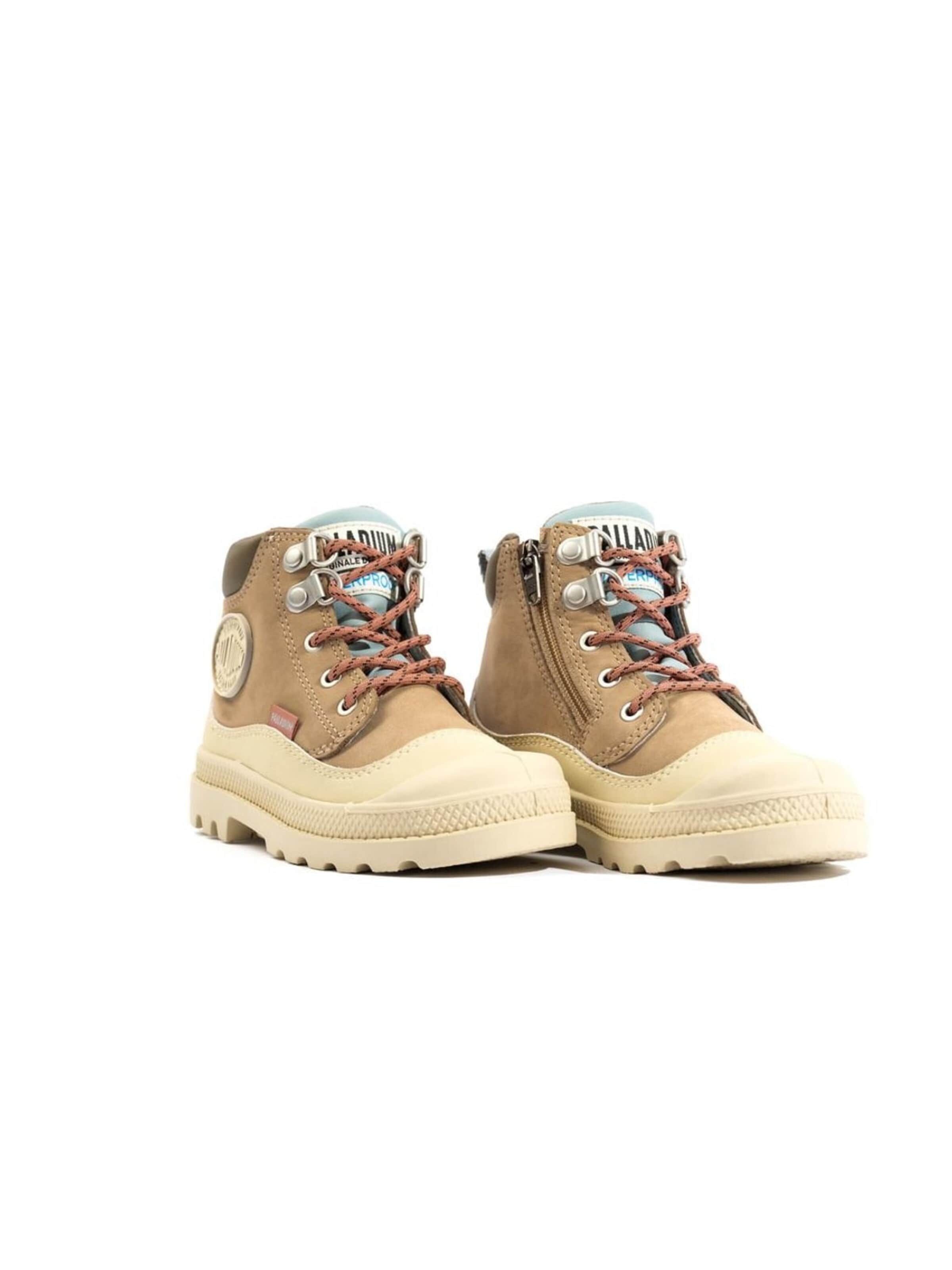 Bottes Palladium en beige
