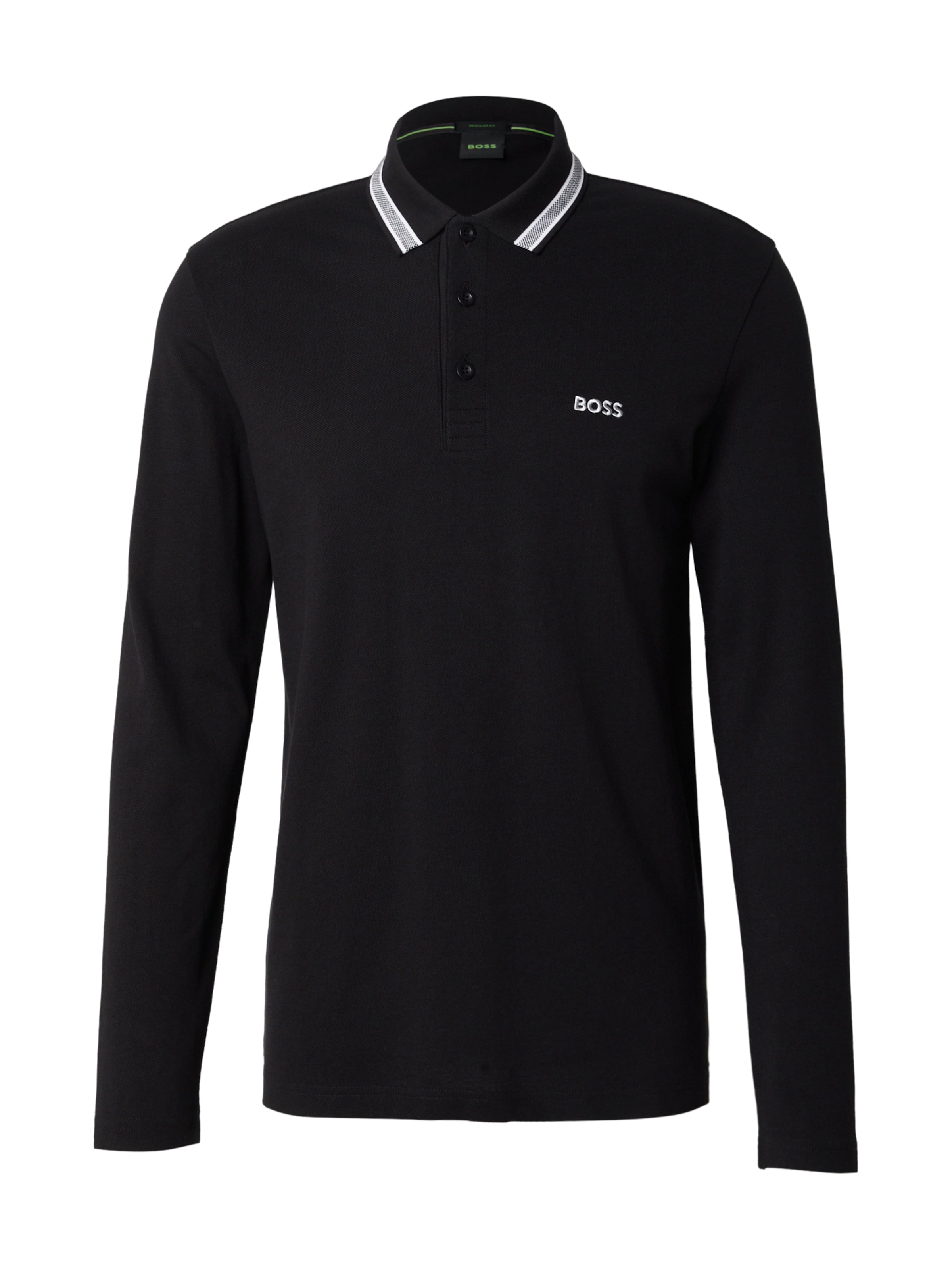 BOSS - Camiseta &#x27;Plisy&#x27; en negro: frente