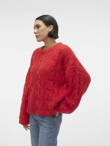 VERO MODA Pullover in Rot