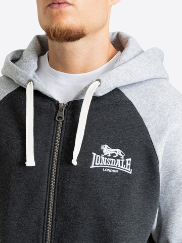 Giacca di felpa 'Coulsdon' di LONSDALE in grigio