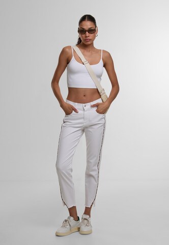 Coupe slim Jean 'Ornella' Angels en blanc