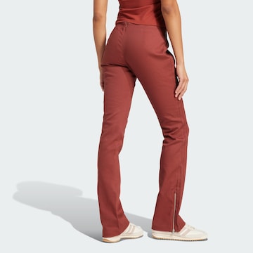 ADIDAS ORIGINALS Flared Trousers 'Premium Essentials' in Brown