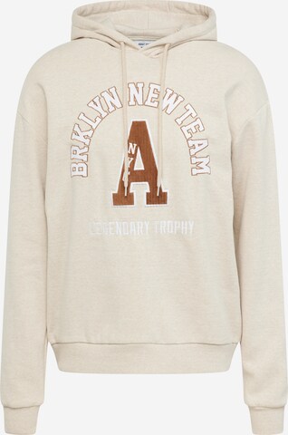 ABOUT YOU Sweatshirt 'Semih' in Beige: front