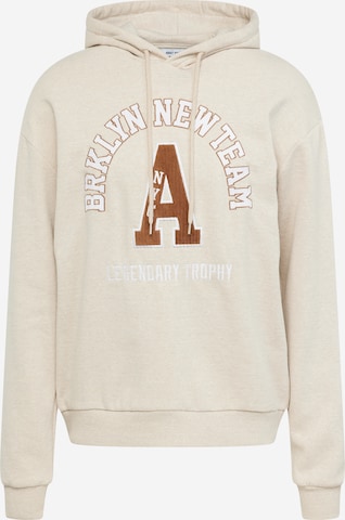 ABOUT YOU Sweatshirt 'Semih' in Beige: front