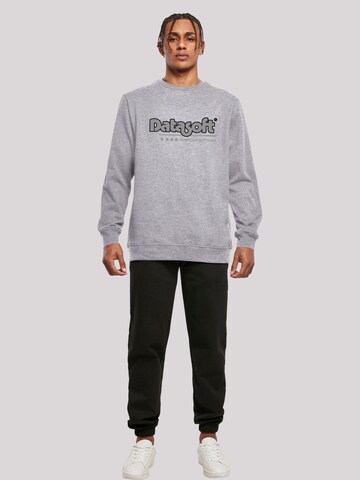 F4NT4STIC Sweatshirt 'Retro Gaming Datasoft' in Grey