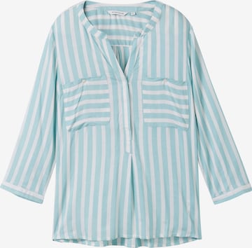 Camicia da donna di TOM TAILOR in blu: frontale