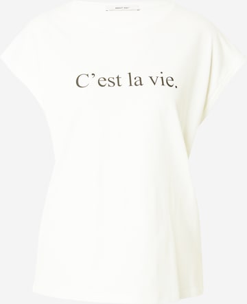 T-shirt 'Valeria' ABOUT YOU en blanc : devant