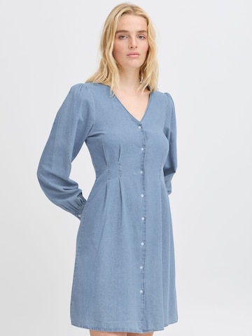 ICHI Dress ' IHARCHER DR' in Blue