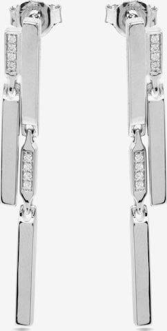 Boucles d'oreilles 'ONCA' Luxenter en blanc : devant