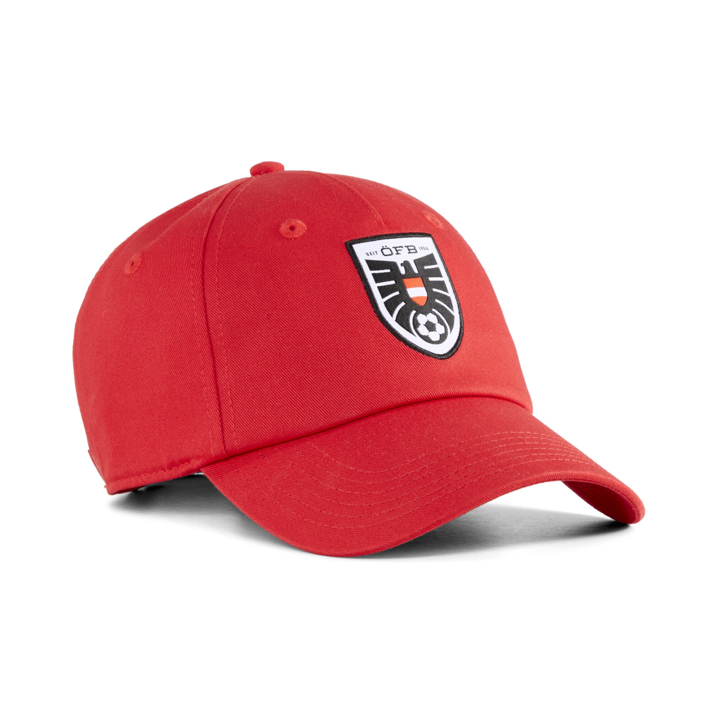 Casquette de sport 'Österreich Essentials' PUMA en rouge : devant