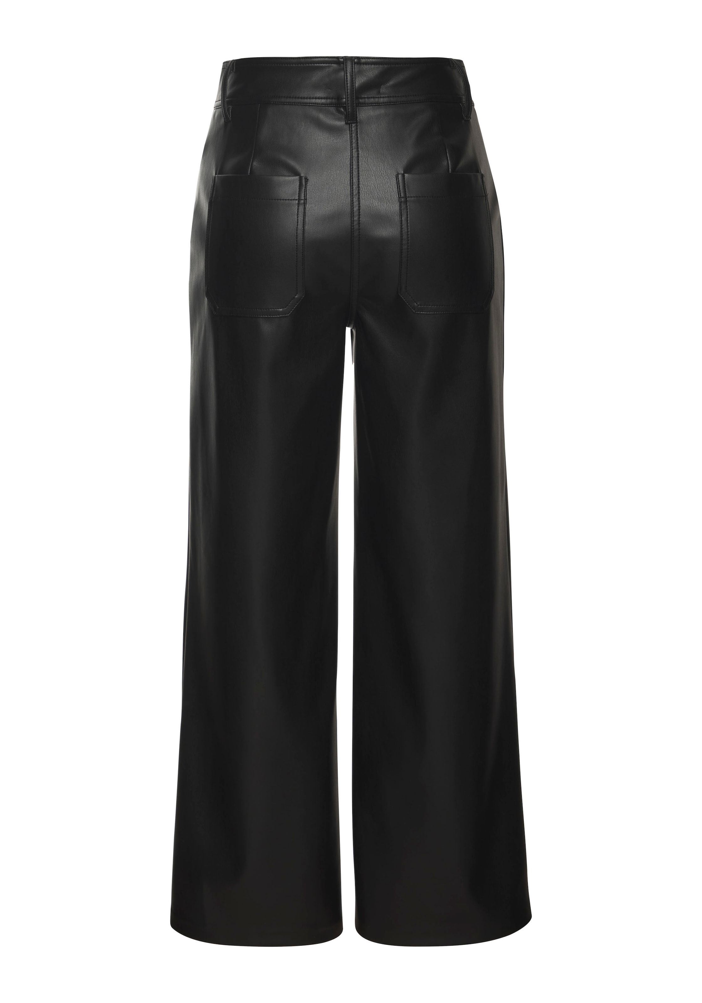 LASCANA Regular Панталон в черно