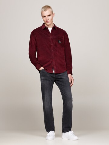 Tommy Jeans Regular fit Overhemd in Rood