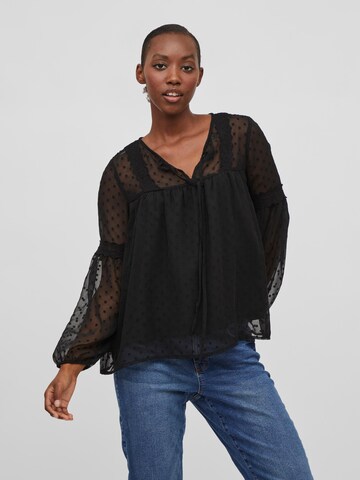 VILA Blouse 'Edee' in Black: front