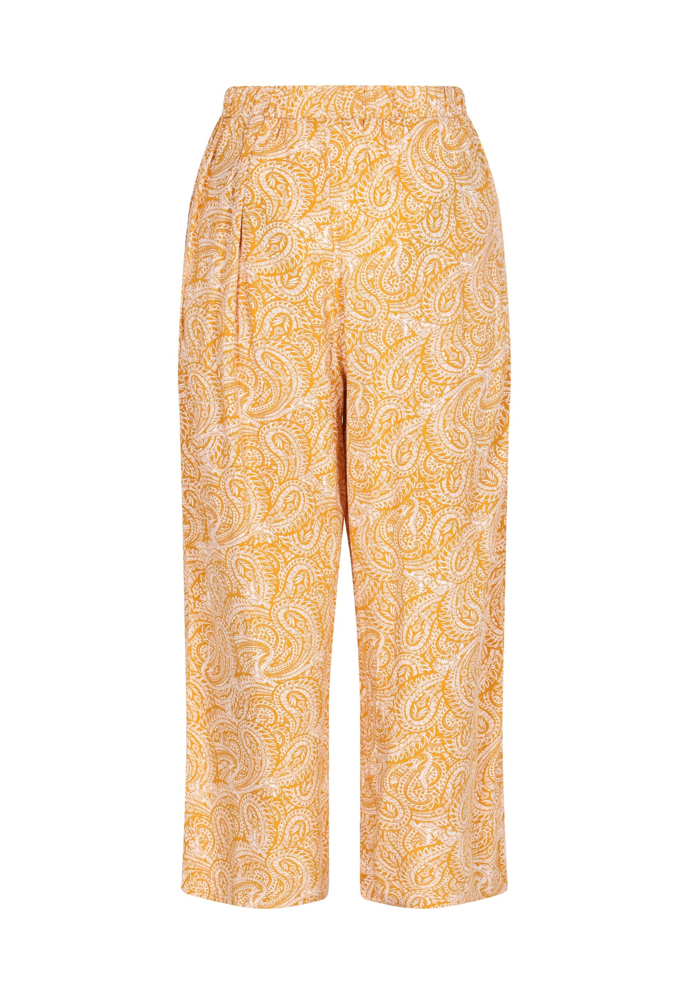 Loosefit Pantalon 'Retro' JEONA en jaune
