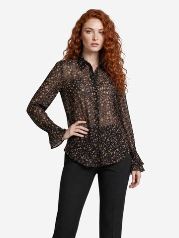I AM Blus 'Camicia Trasparente 95242' i svart: framsida