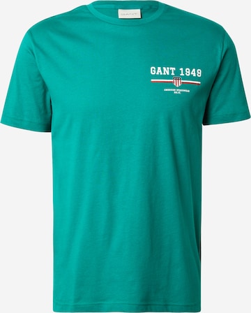 GANT Футболка в Зеленый: спереди