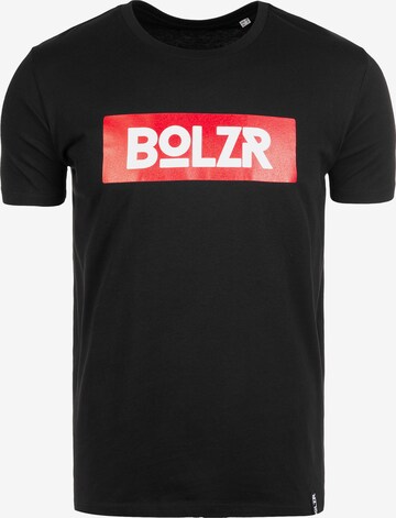 Bolzr Shirt in Zwart: voorkant