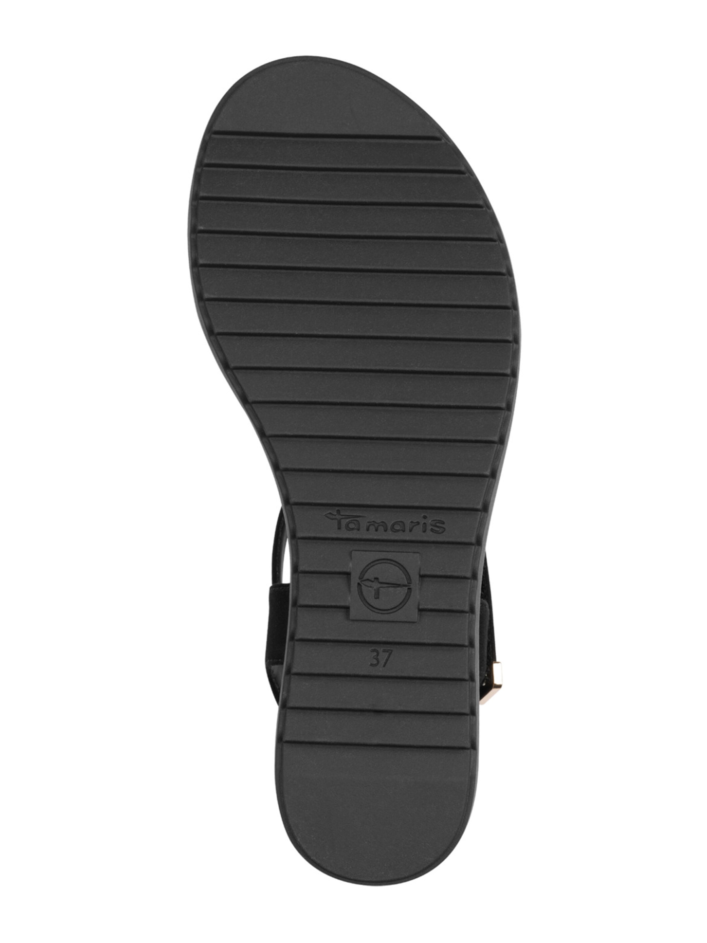 Sandalo di Tamaris in nero