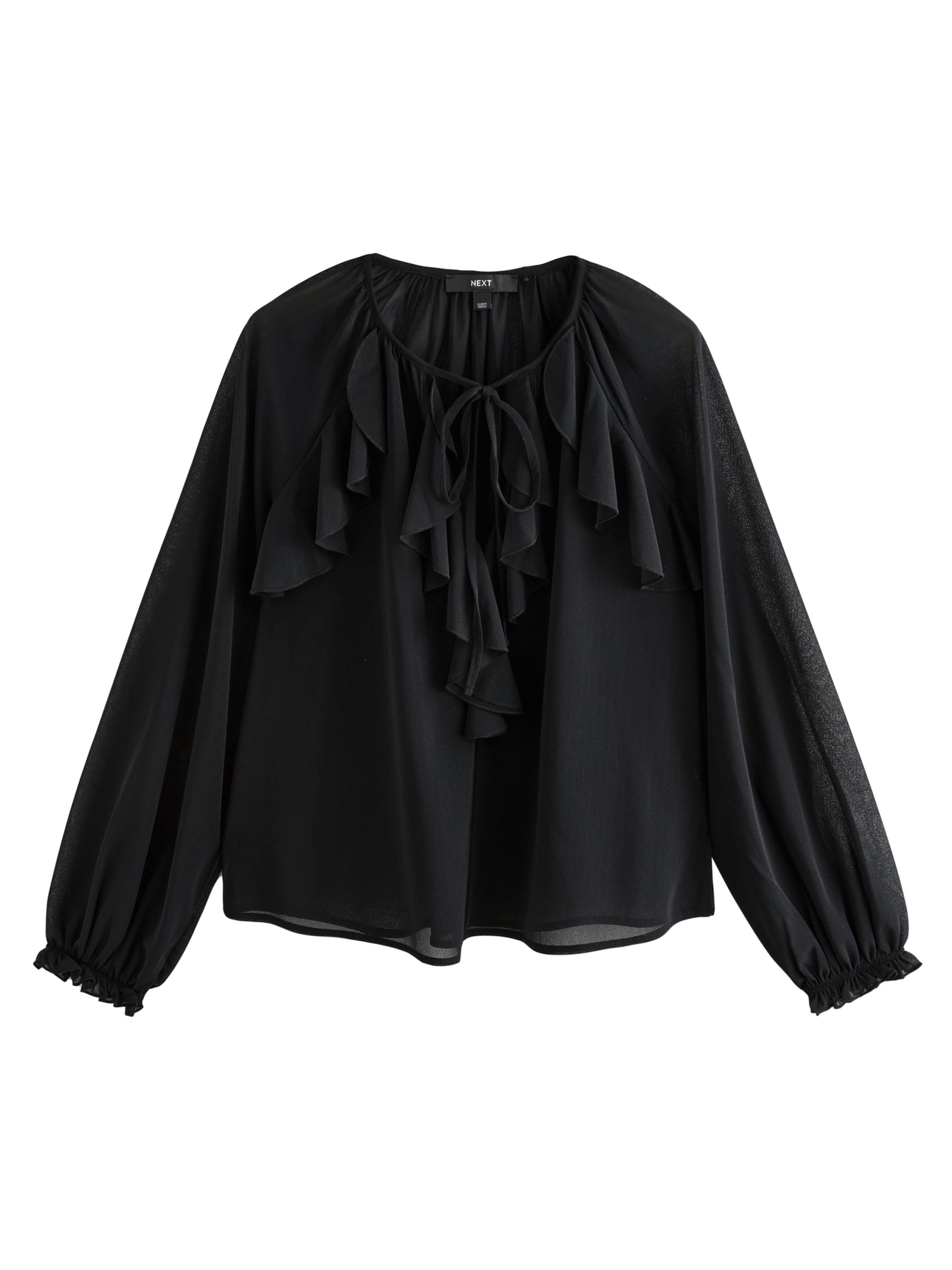 Next Μπλούζα σε μαύρο: μπροστά