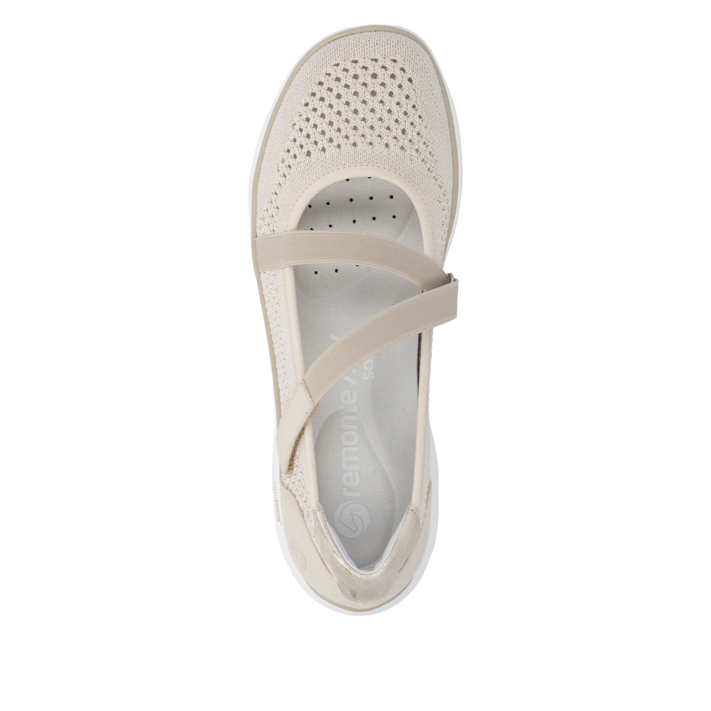REMONTE Ballerina in Beige