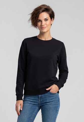Sweat-shirt 'Everyday Fashion' KIANNA en noir : devant