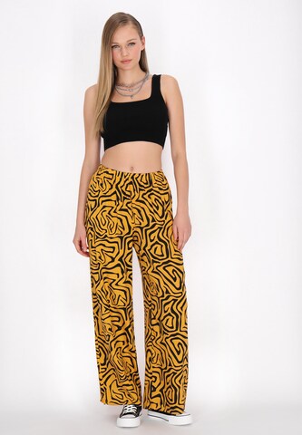 myMo ROCKS Wide leg Trousers in Orange