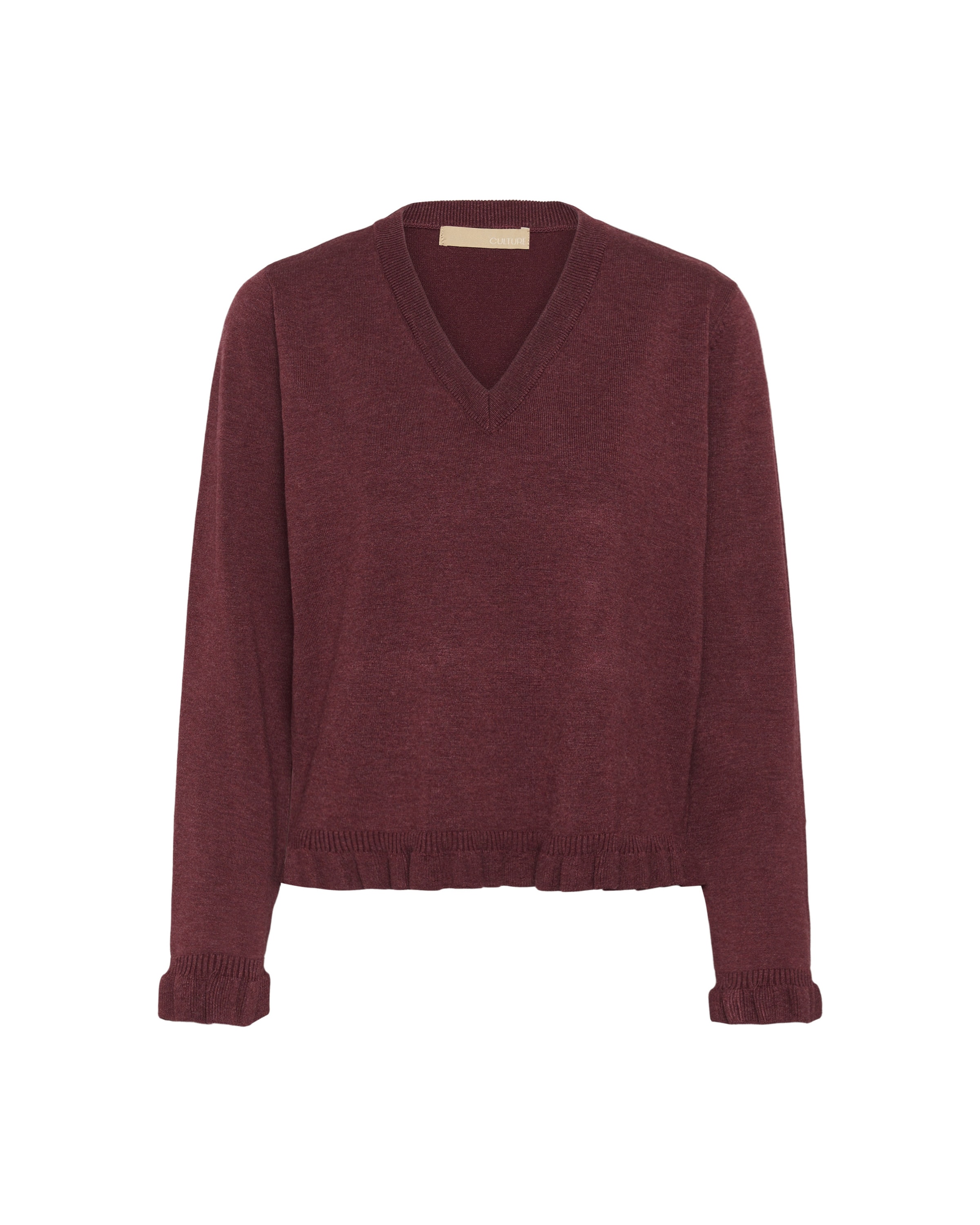 CULTURE Sweater in Brown: front