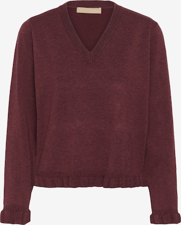 CULTURE Sweater in Brown: front
