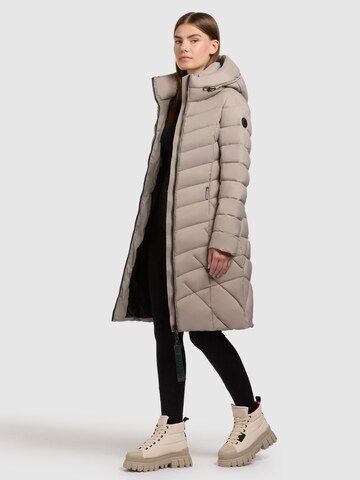 khujo Pitkä talvitakki ' ODANA3 ' värissä beige