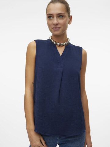 Chemisier 'ELVA T' VERO MODA en bleu