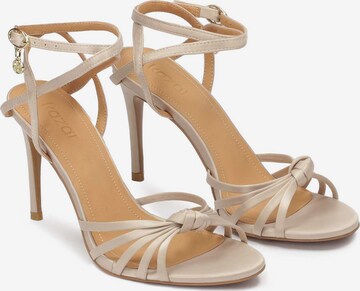 Kazar - Sandalias con hebilla en beige