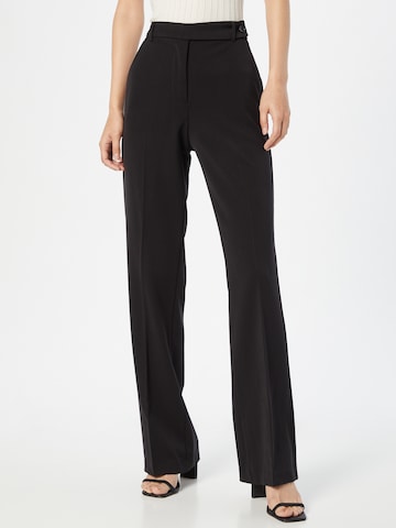 Sisley Pleated Pants in Black: front