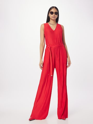 Tuta jumpsuit 'Edacria' di BOSS Black in rosso