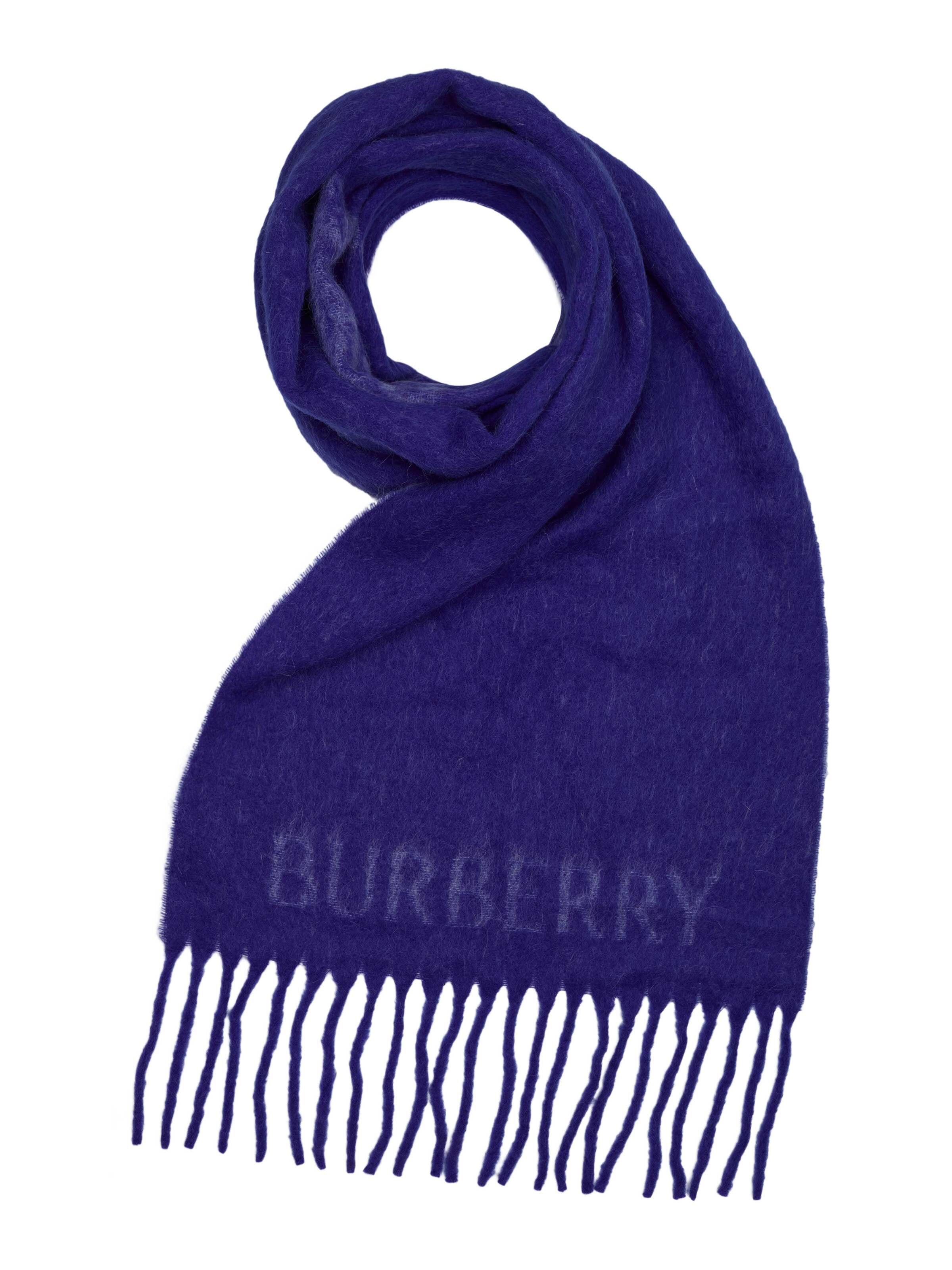 BURBERRY Schal 'Burberry Schal'‌‌ in Blau: Vorderseite