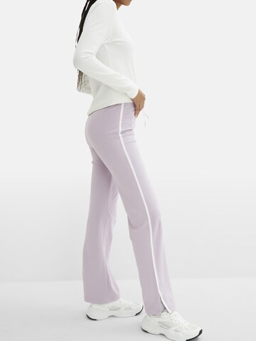 bonprix Slimfit Hose in Lila