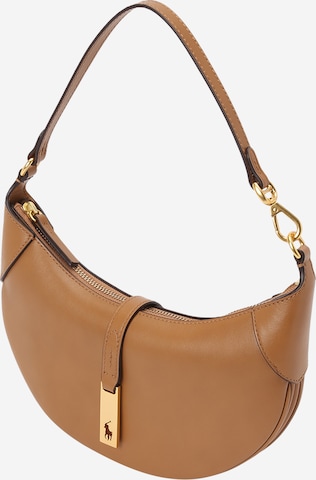 Polo Ralph Lauren Shoulder Bag in Beige: front