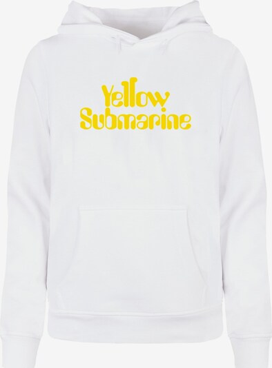 Merchcode Sweatshirt 'Yellow Submarine' in gelb / weiß, Produktansicht