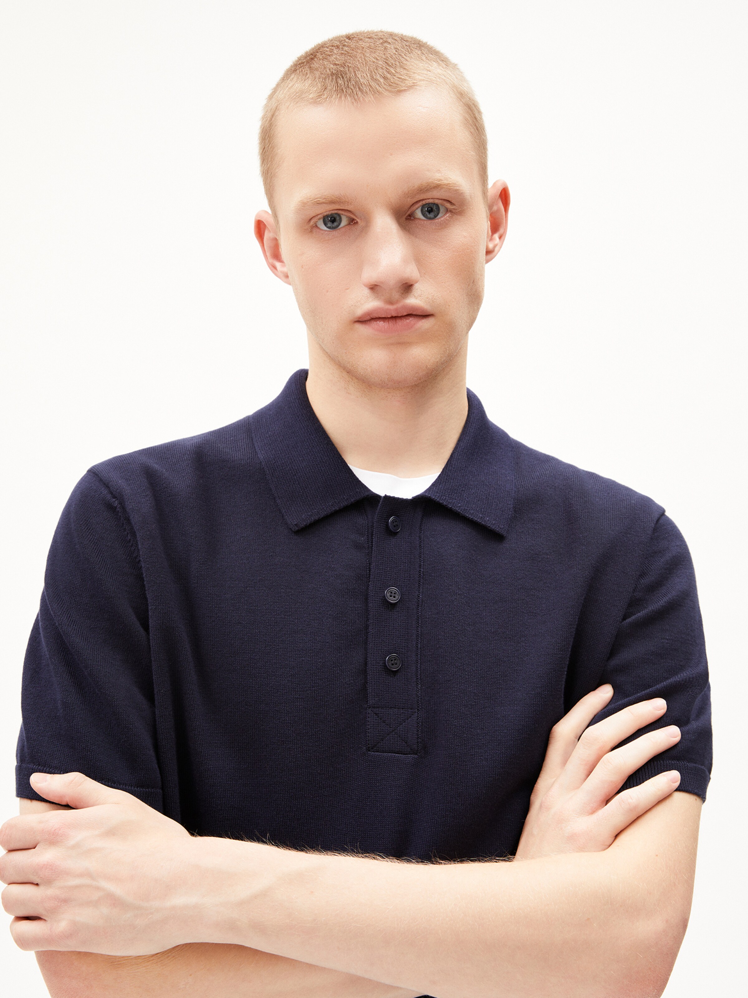 ARMEDANGELS Strickpullover ' TAAKOS ' in Blau