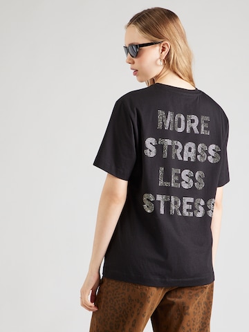 T-shirt 'STREPITOSO' PINKO en noir