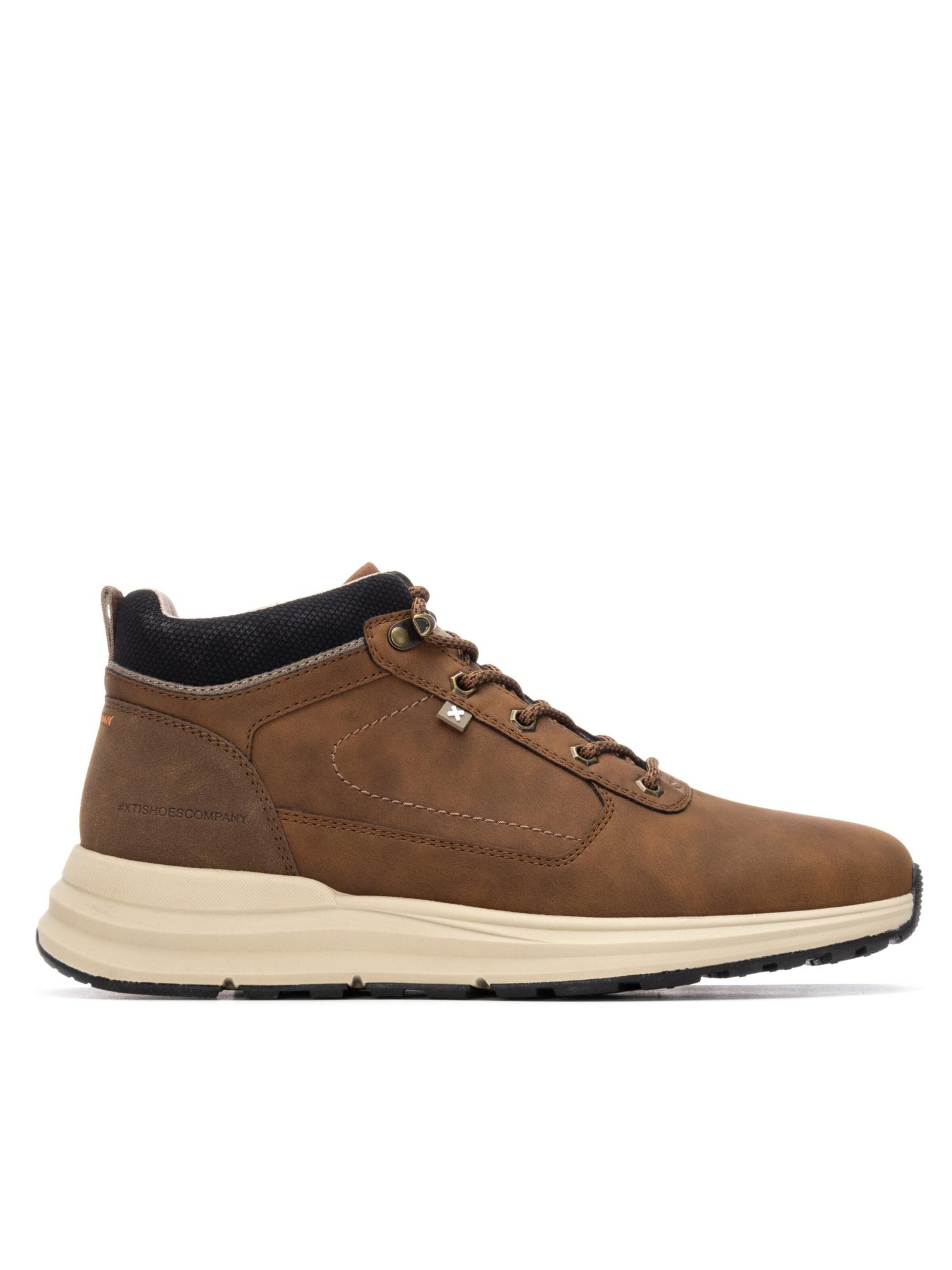 Xti - Botas con cordones '14462403' en beige: frente