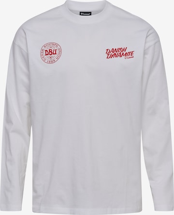 T-Shirt fonctionnel Hummel en blanc : devant