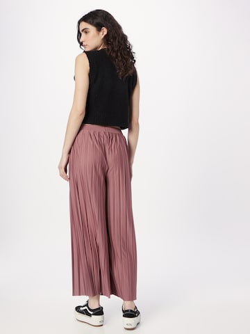 ABOUT YOU - Perna larga Calças 'Caren Trousers' em rosa