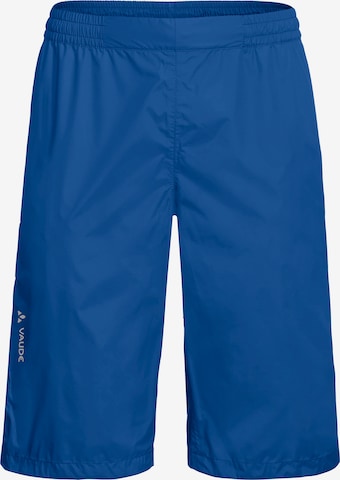 VAUDE Outdoor Pants 'Drop' in Blue: front