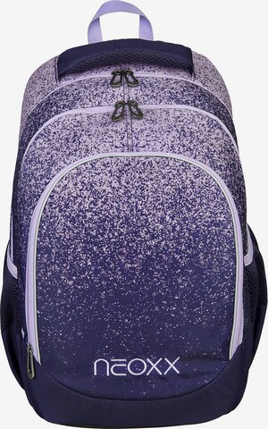 neoxx Backpack 'Fly Stay' in Purple: front