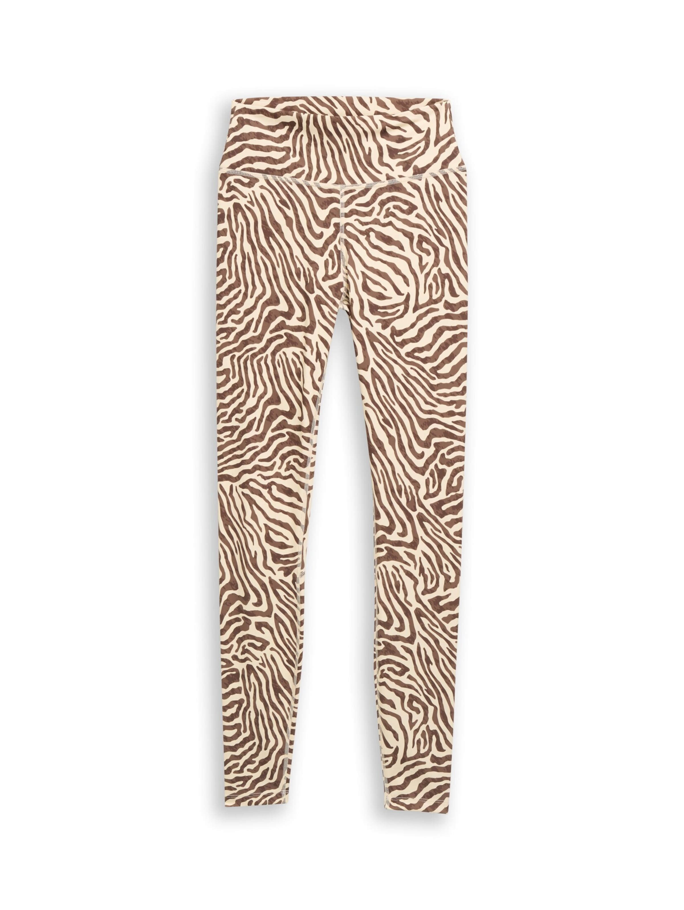 Leggings TOM TAILOR DENIM en marron : devant