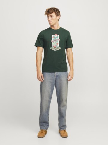 JACK & JONES Shirt 'X-mas ' in Groen